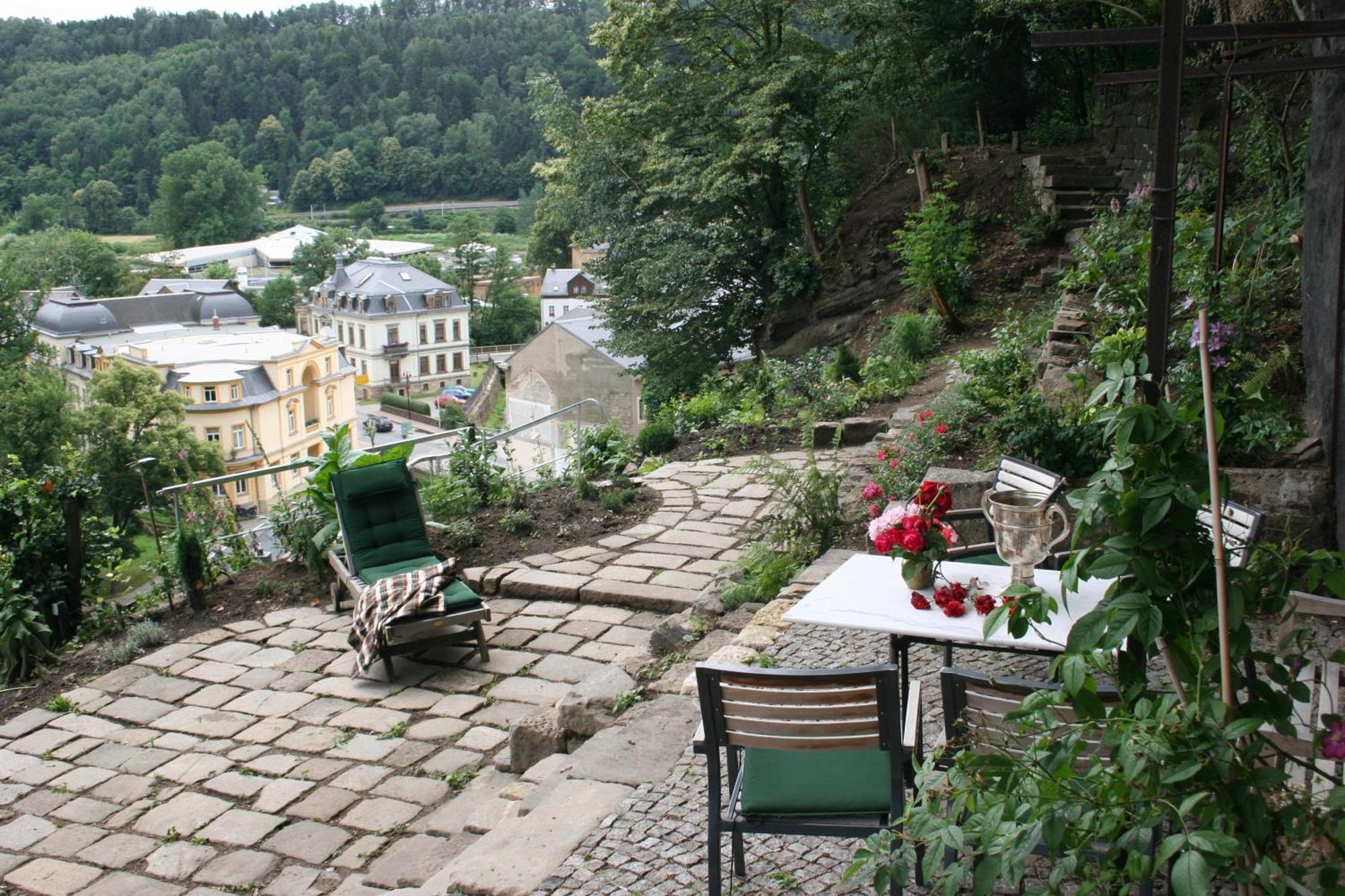 Apartmenthaus Albrechtsburg Bad Schandau Bagian luar foto